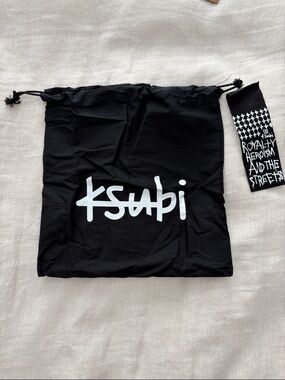 Ksubi Small Black Drawstring Pouch